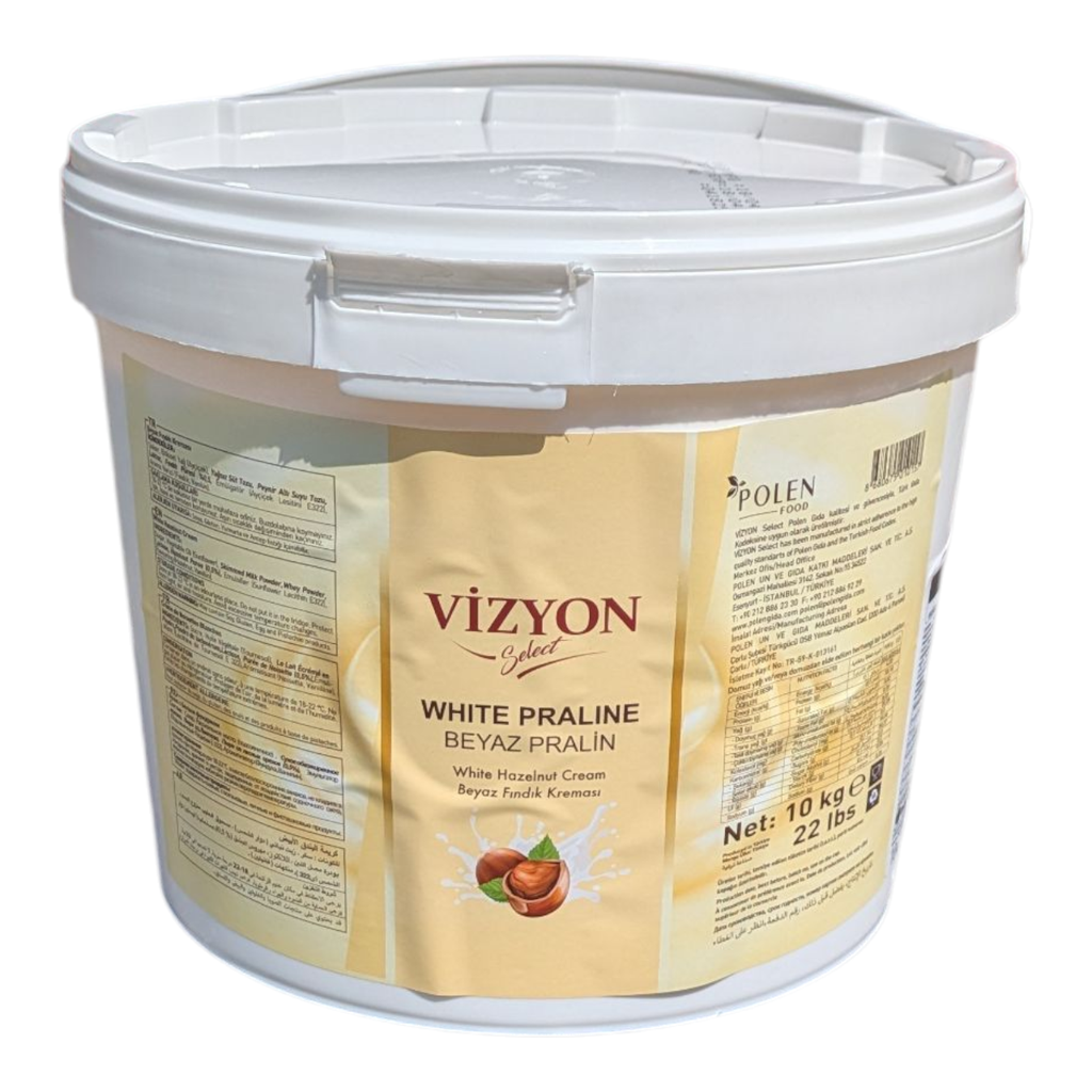 Pralin / Haselnusscreme WEISS - 10 Kg   (ViZYON)