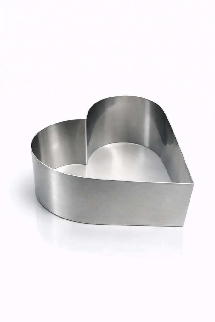[55146] Backform / Tortenring Herz Ø 22 cm, Höhe 10 cm