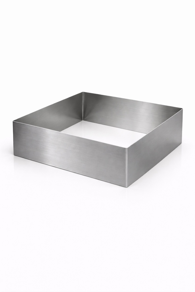 Backform / Tortenring Quadrat 26x26 cm, Höhe 10 cm