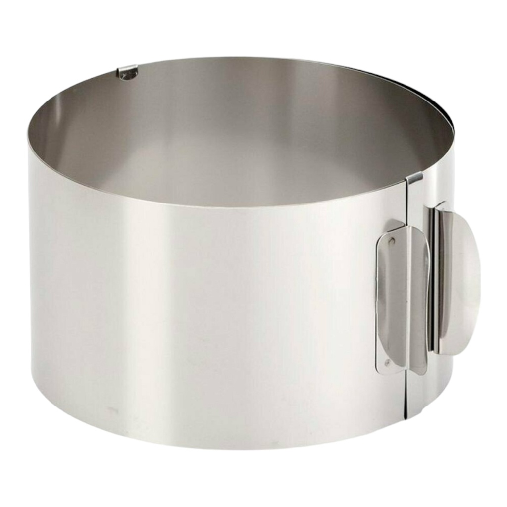 [55157] Backform / Tortenring rund verstellbar 15 cm