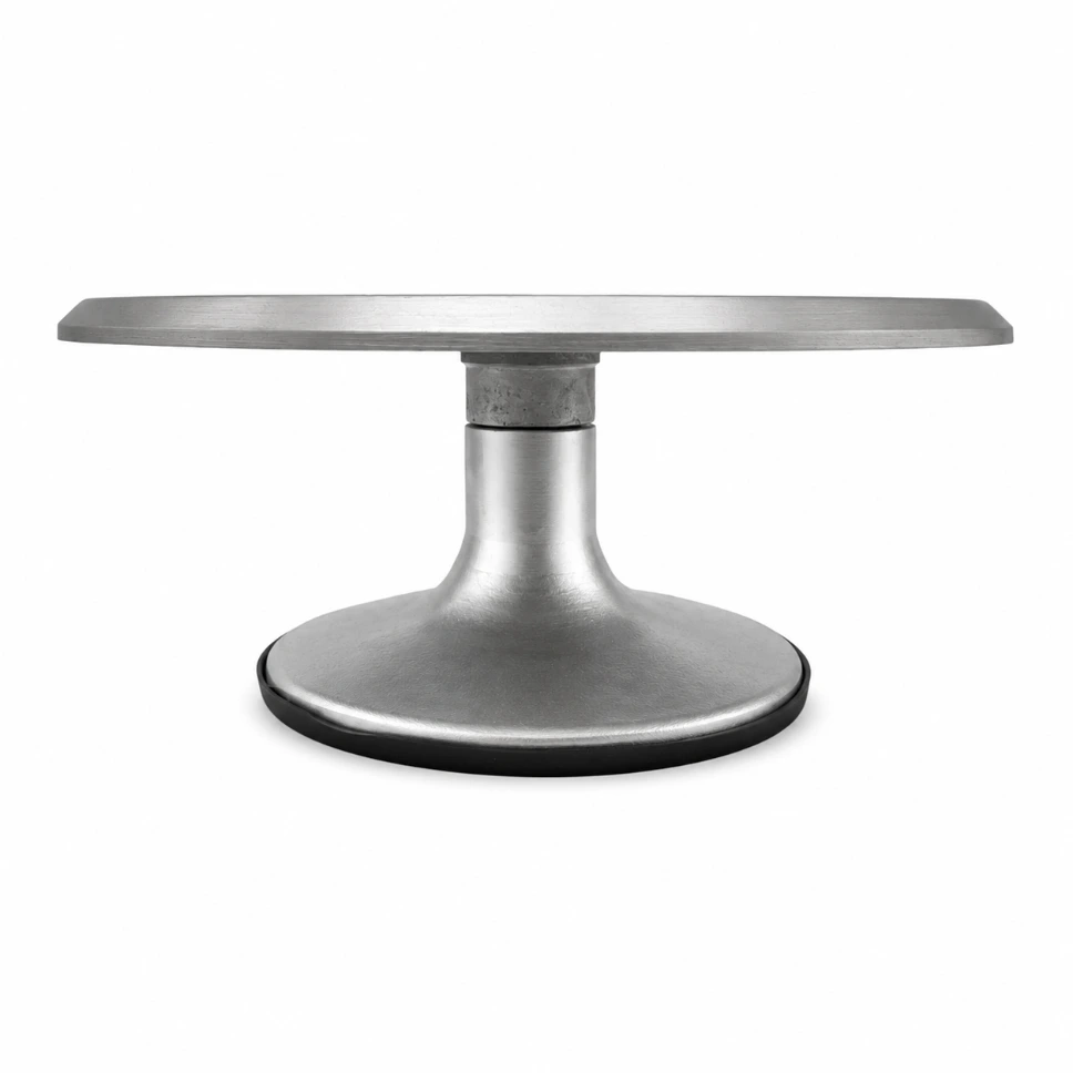Drehbare Tortenplatte Aluminium