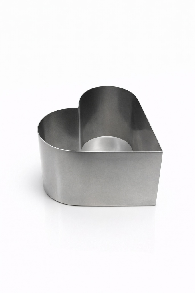 [55219] Backform / Tortenring Herz Ø 15 cm, Höhe 10 cm