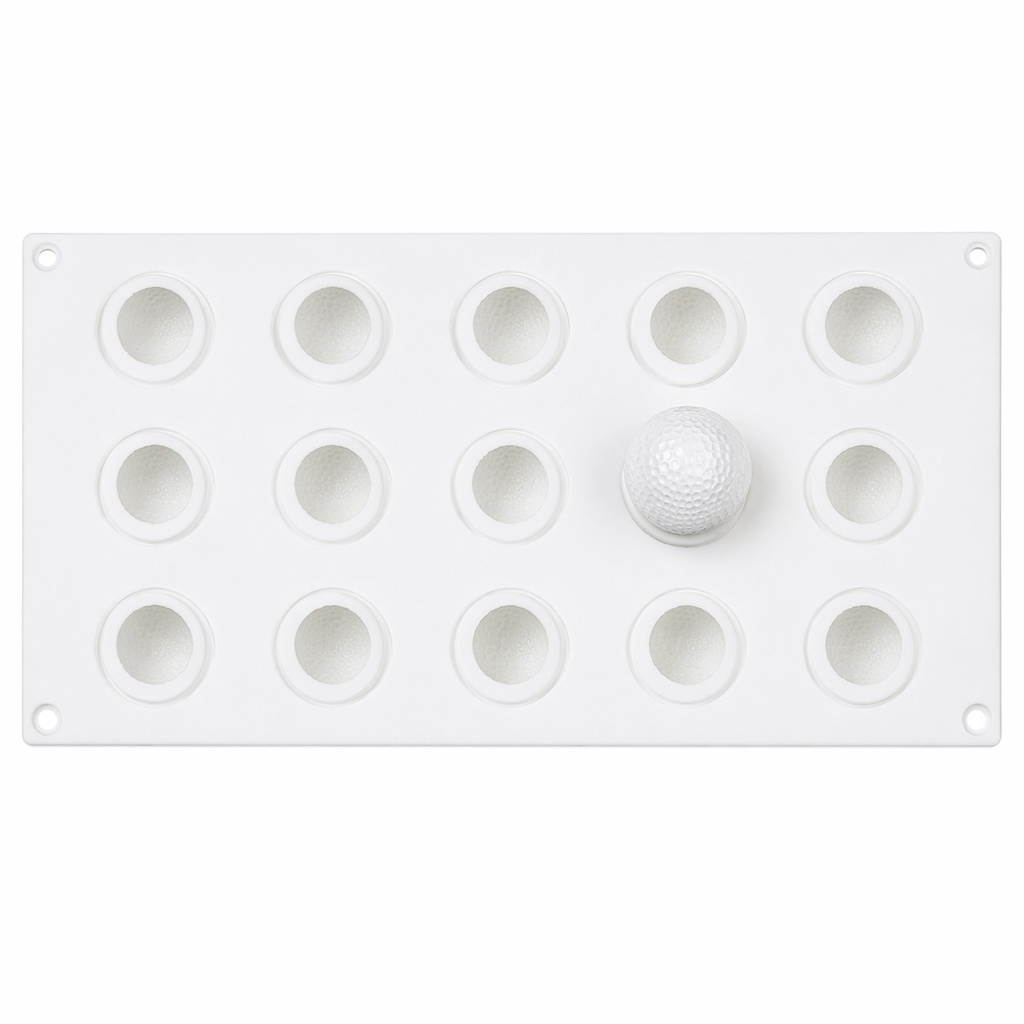 [56001] Silikonform Erdbeere 8er - (29,5 x 17 x 6,5 cm) (-40°-+260°C)