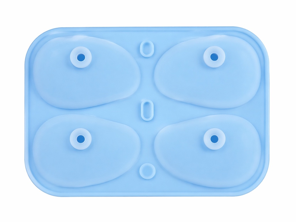 Silikonform Mango 4er - (19 x 13,9 x 5 cm) (-40°-+260°C)