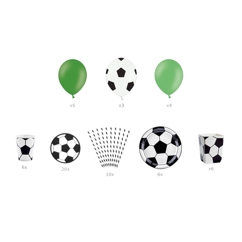 Party-Dekorationsset - Fußball