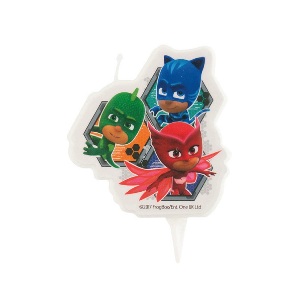 Lizenz Kuchenkerze - PJ MASKS - 7,5 cm - Dekora