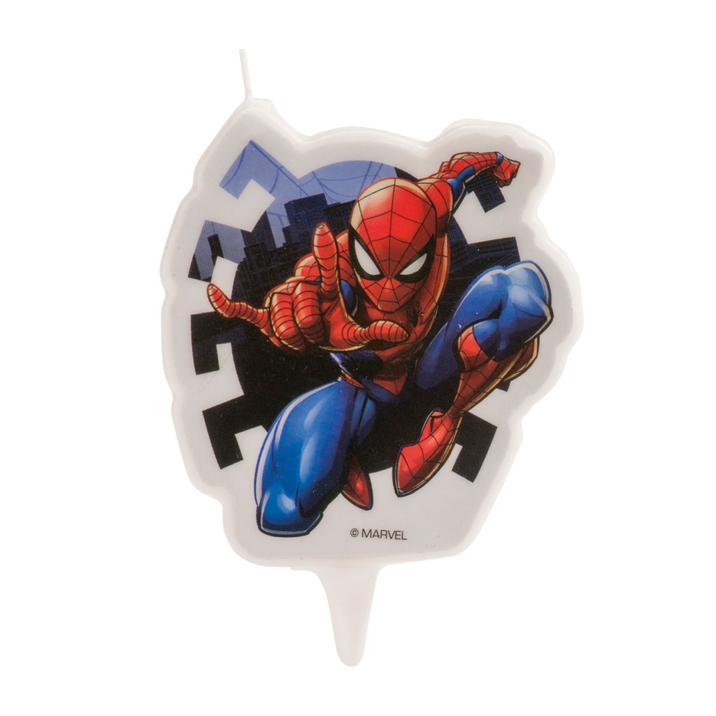 Lizenz Kuchenkerze - SPIDERMAN - 7 cm - Dekora