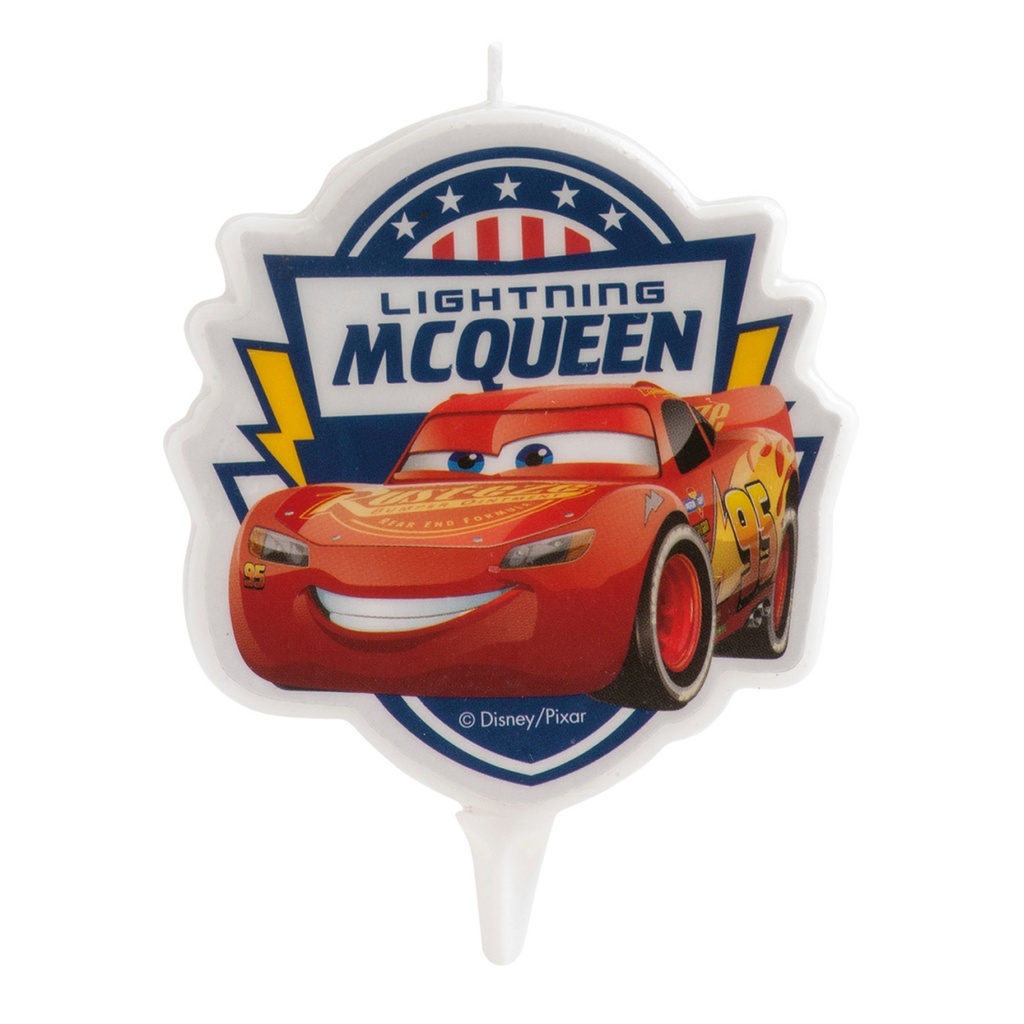 Lizenz Kuchenkerze - CARS - 7,5 cm - Dekora