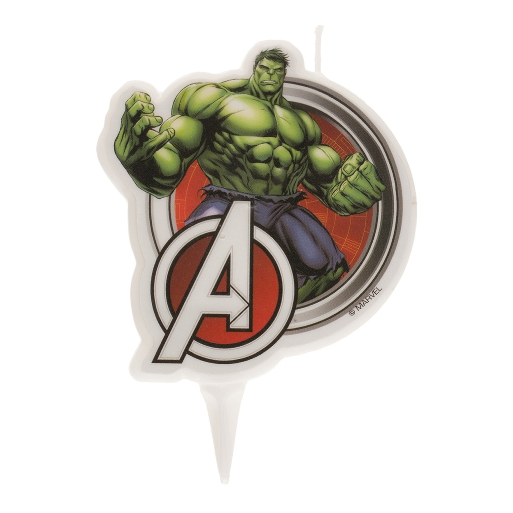 Lizenz Kuchenkerze - HULK - 7,5 cm - Dekora