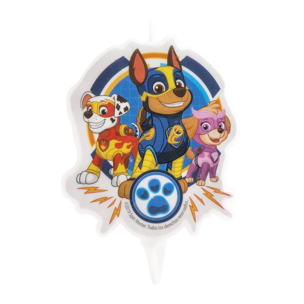 Lizenz Kuchenkerze - PAW PATROL - 7,5 cm - Dekora