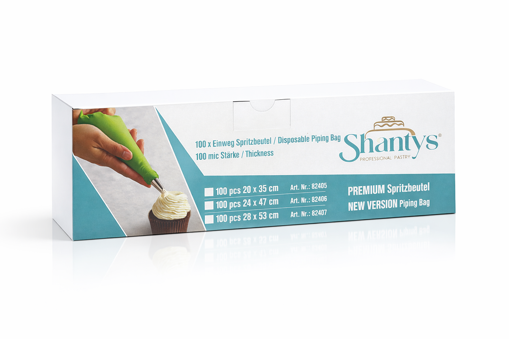 100 x PREMIUM Einweg-Spritzbeutel  23 x 47 cm SHANTYS