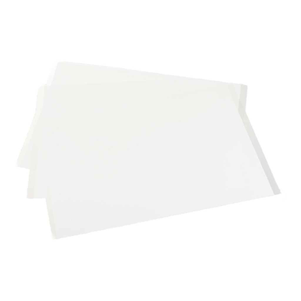 [82828] 24 x Basic Fondantpapier / Zuckerpapier Frosting WEISS (DIN A4) - Shantys