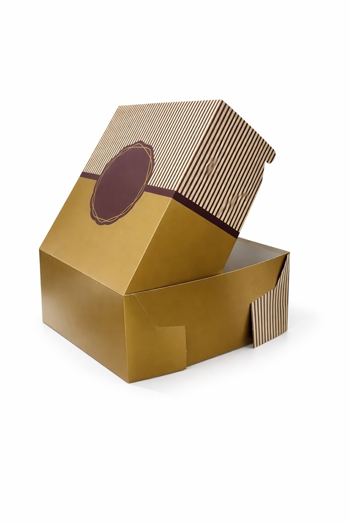 50 x Tortenbox ECO - 30x30x15 cm