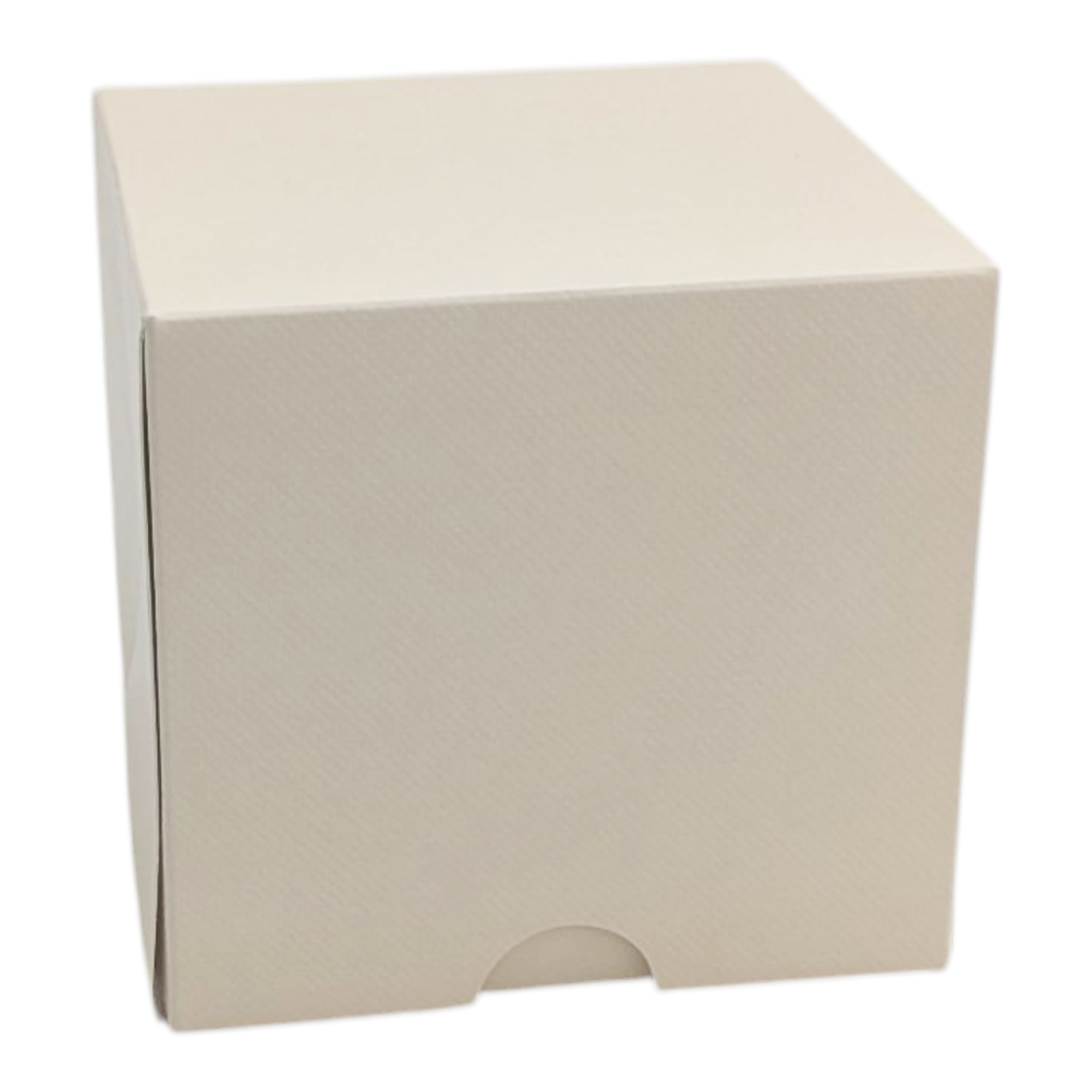 10 x Sweet Box - Creme - 10,5 x 10,5 x 10 cm - Packmania