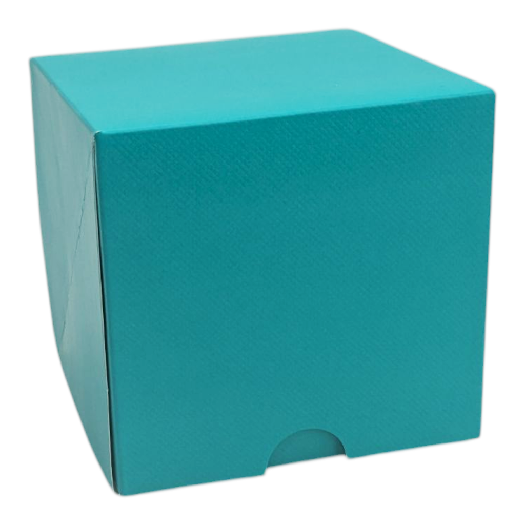10 x Sweet Box - Türkis - 10,5 x 10,5 x 10 cm - Packmania