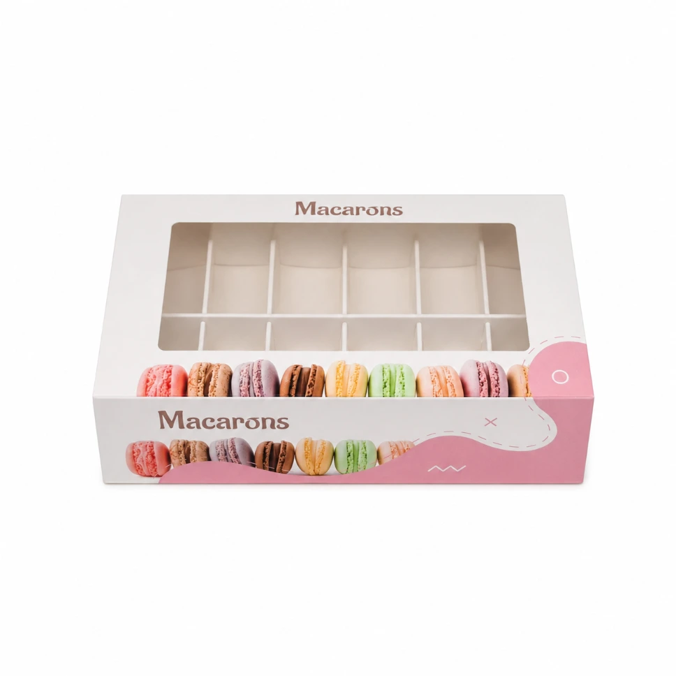 3 x Macaron Box - 12er -  Packmania