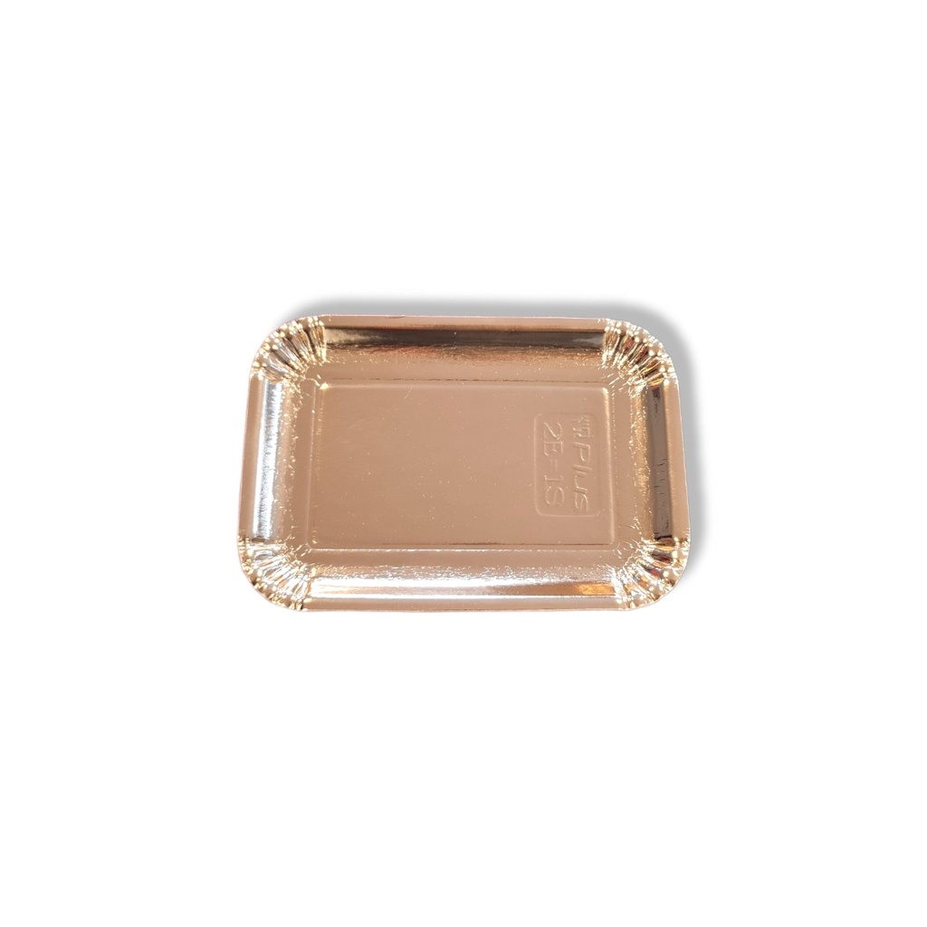 Servierteller rechteckig S - 195x137 mm - 5 Kg - Farbe: GOLD