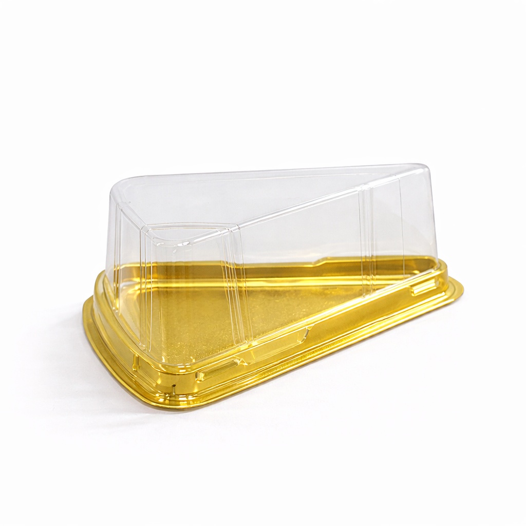Plastikbecher GOLD Cake Dreieck - 200 Stück (BKP 801)