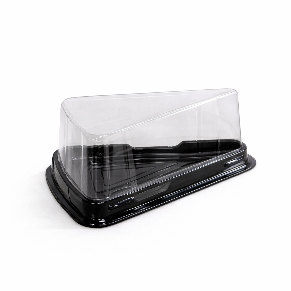 200 x Plastikbecher SCHWARZ Cake Dreieck - (BKP 801)