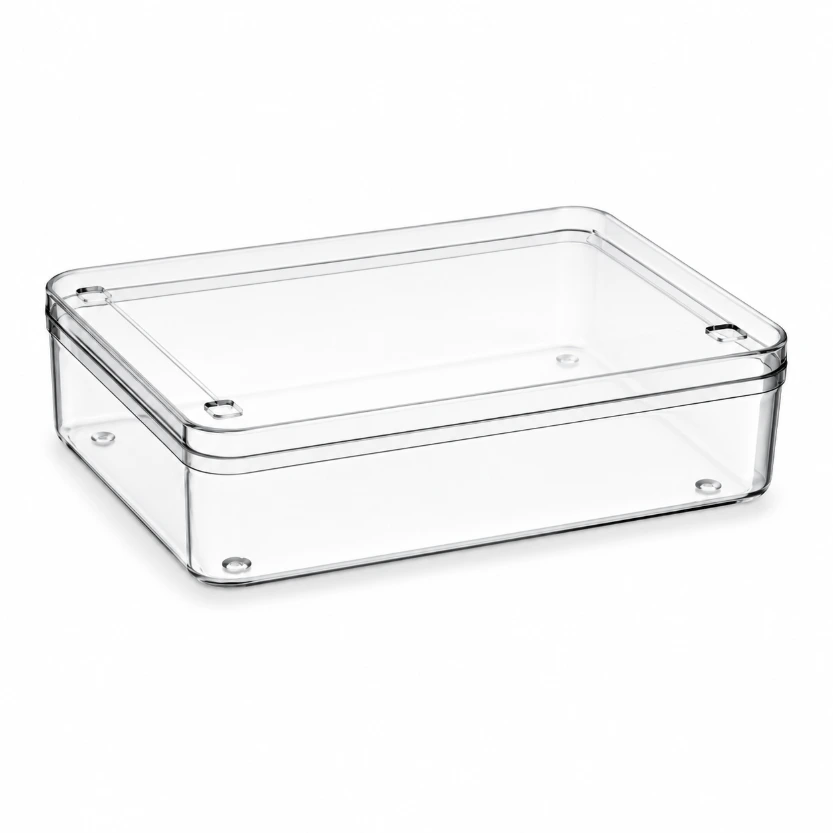 MAY 638 - Plastikbox (180 Stück) - RECHTECK - 400 ml - 120x143x40mm - (Box+Deckel)