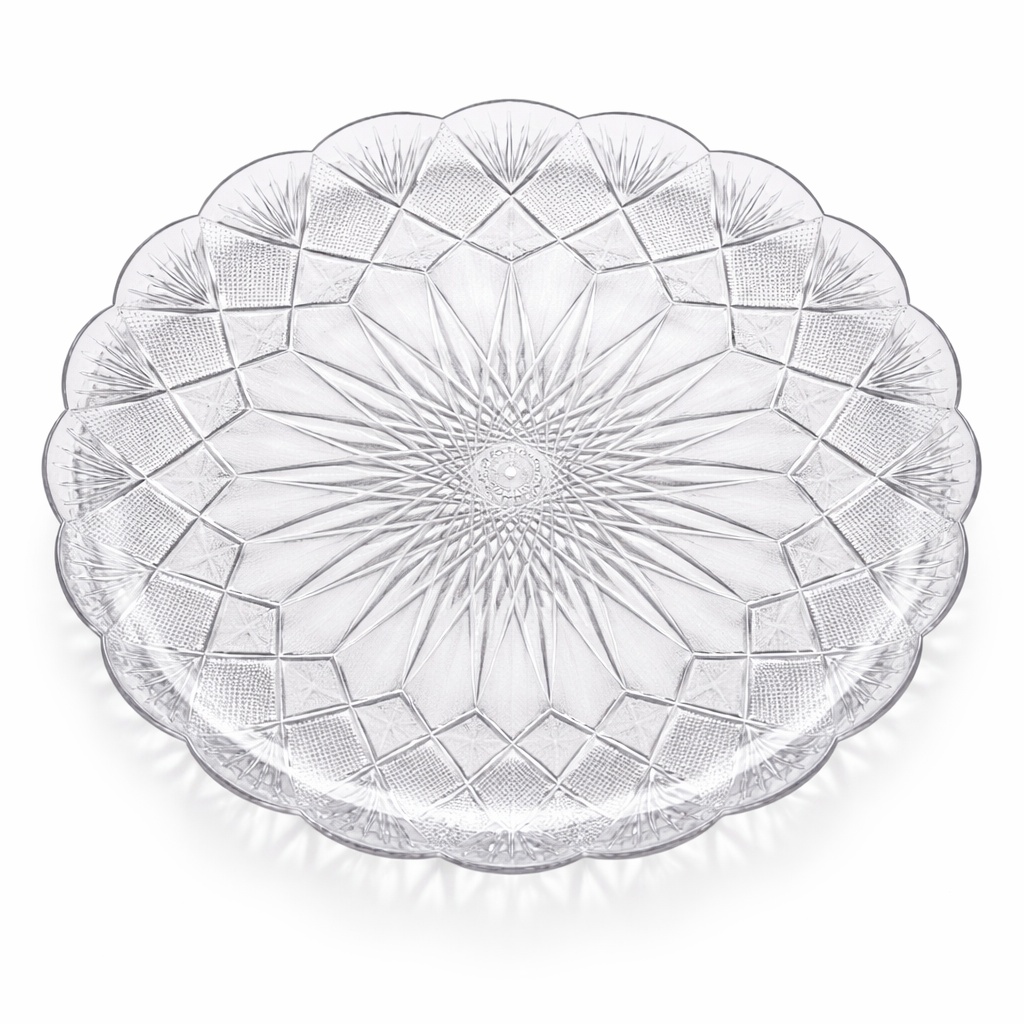 Plastikteller EXTRA - 27 cm - RUND - wiederverwendbar - 10 Kg