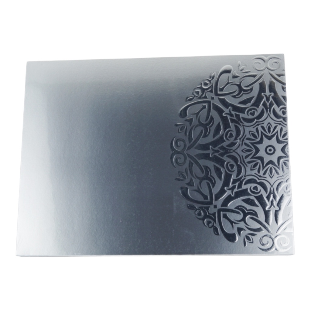 Madlen Box - Pralinen- und Schokoladenschachtel - SILBER - gross (24er Einteiler)