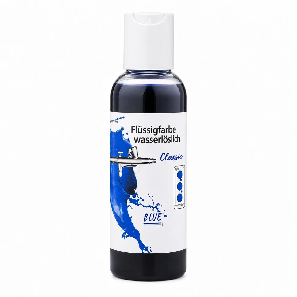 Flüssigfarbe wasserlöslich - BLAU - 135 ml - (Food Colours)