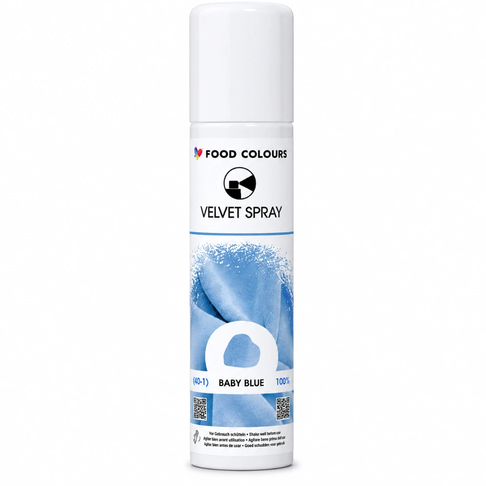 Velvet Spray - BABYBLAU - 100 ml - (Food Colours)
